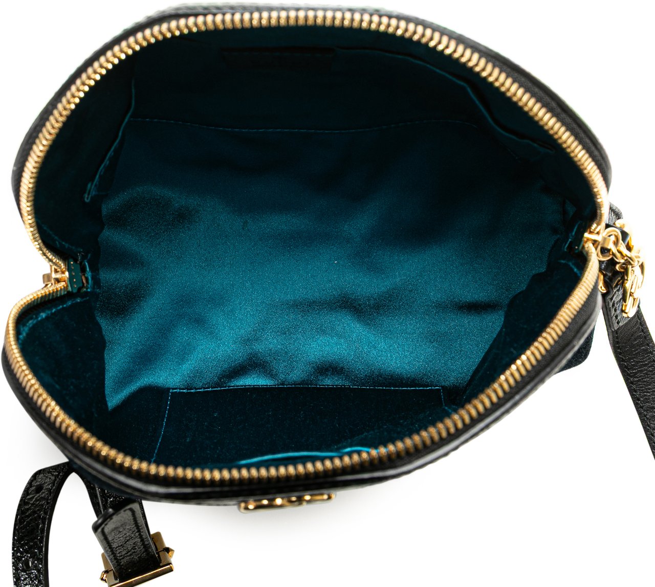 Gucci Small Ophidia Suede Dome Crossbody Blauw