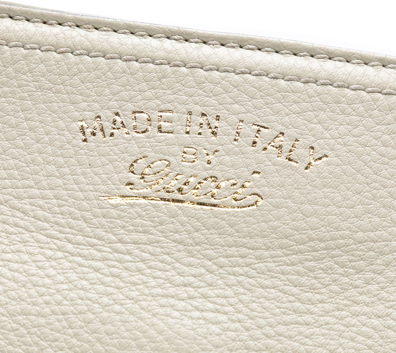 Gucci Medium Calfskin Bamboo Shopper Satchel Wit