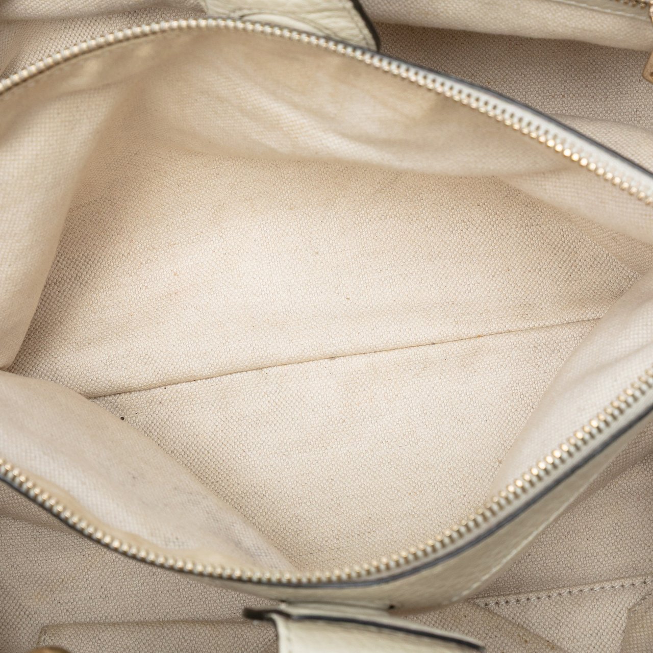 Gucci Medium Calfskin Bamboo Shopper Satchel Wit