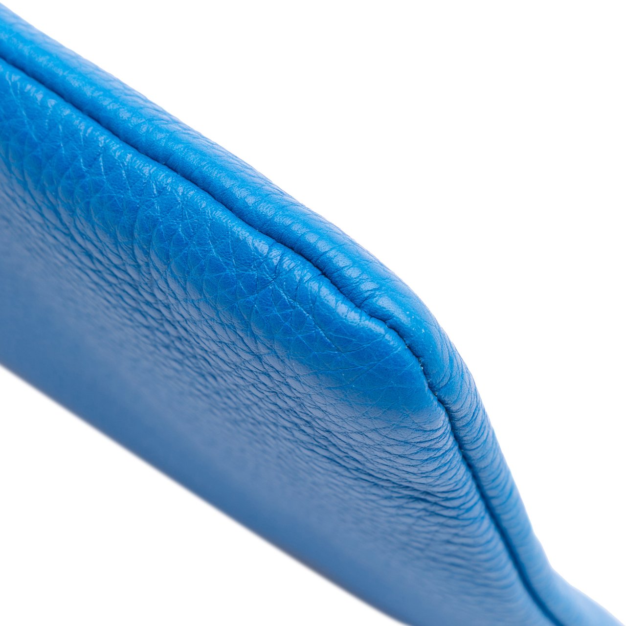Gucci Calfskin Bamboo Tassel Clutch Blauw
