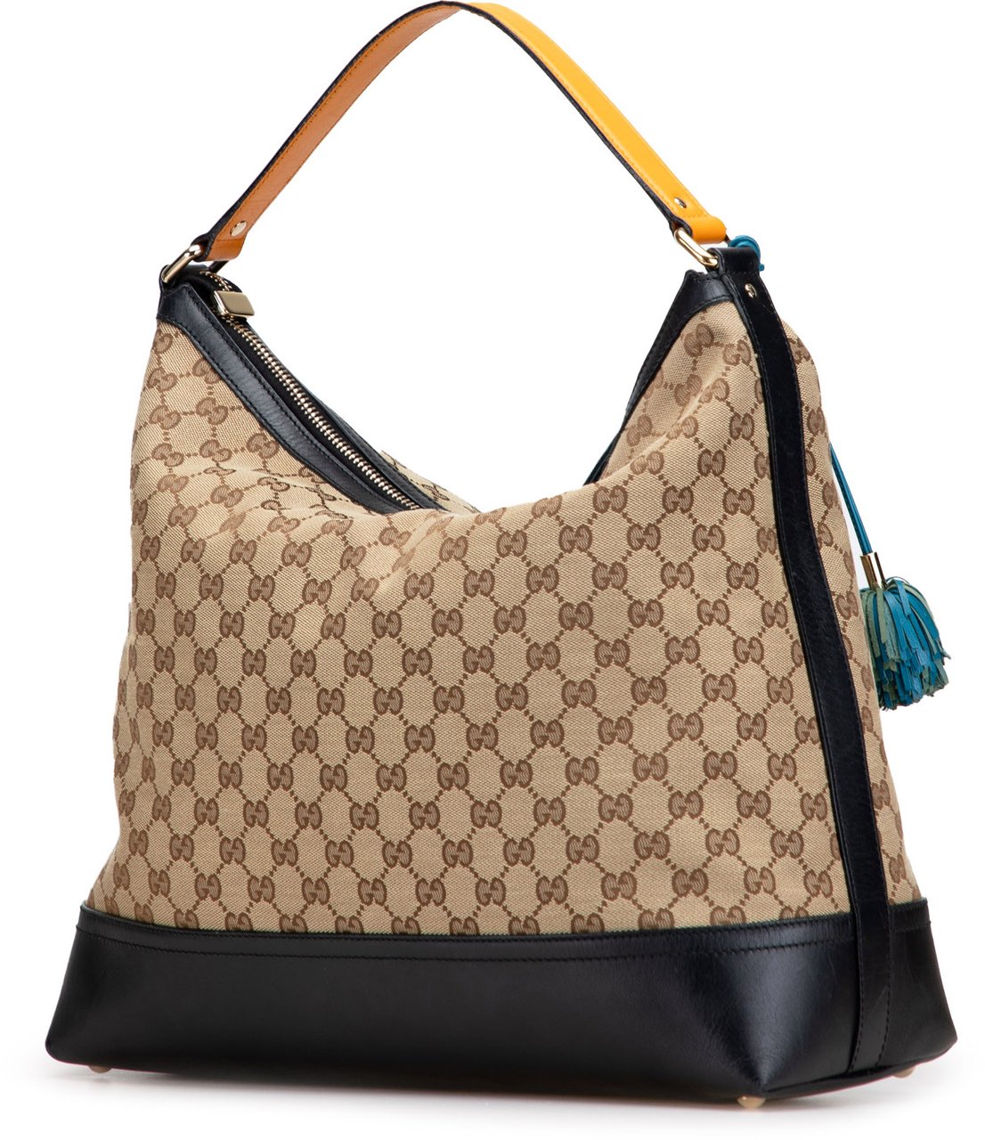 Gucci GG Canvas Cheer Hobo Bruin