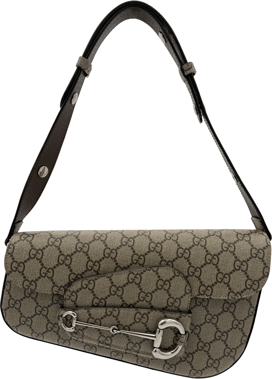 Gucci Gucci Horsebit Monogram - Beige Divers