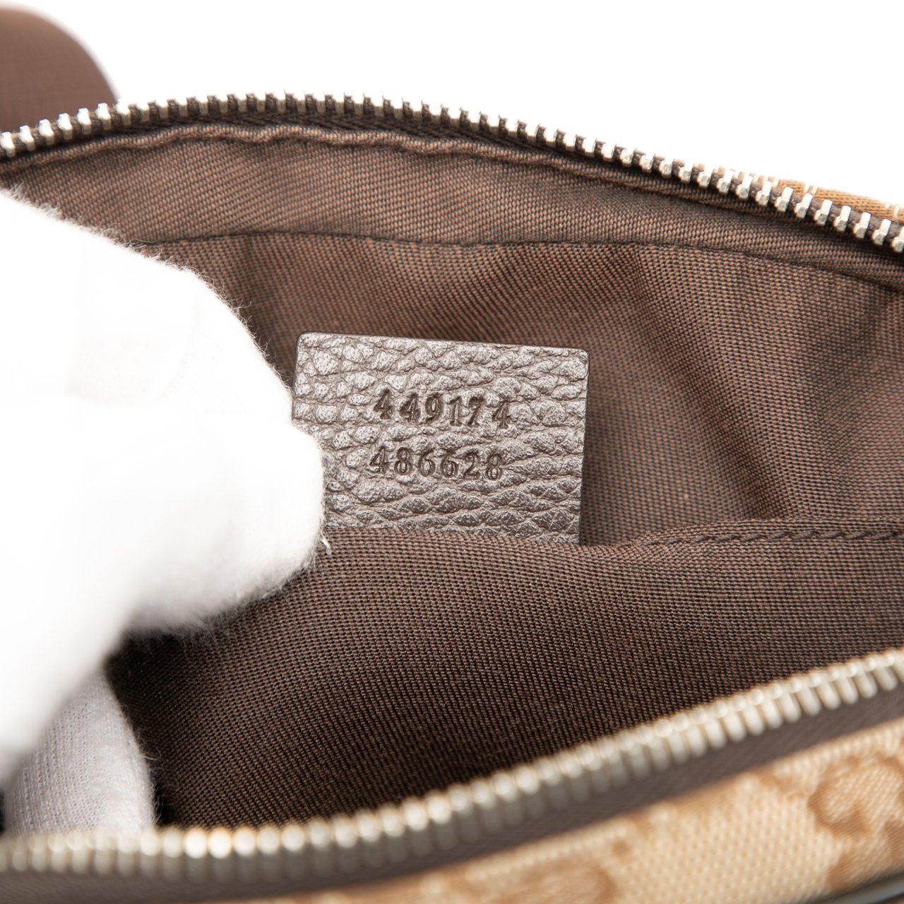 Gucci GG Canvas Belt Bag Bruin