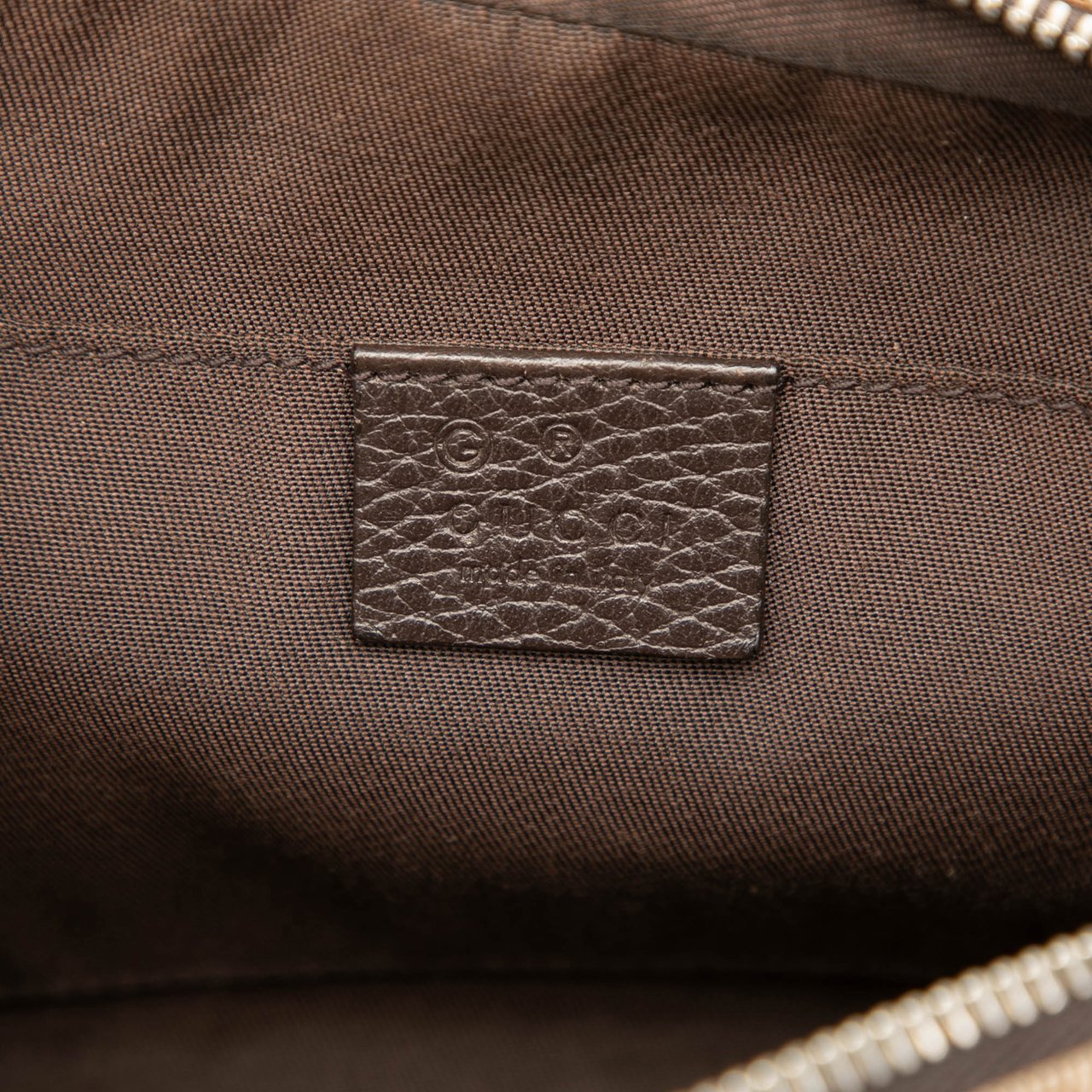 Gucci GG Canvas Belt Bag Bruin