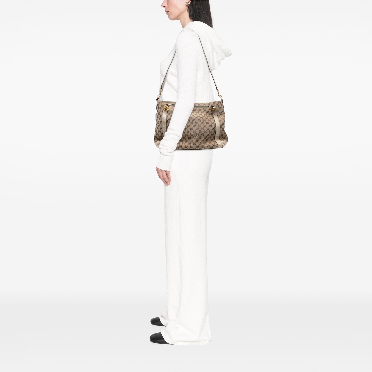 Gucci GG Canvas Miss GG Satchel Bruin