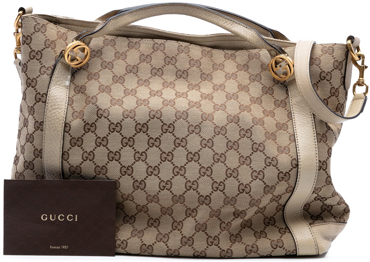 Gucci GG Canvas Miss GG Satchel Bruin