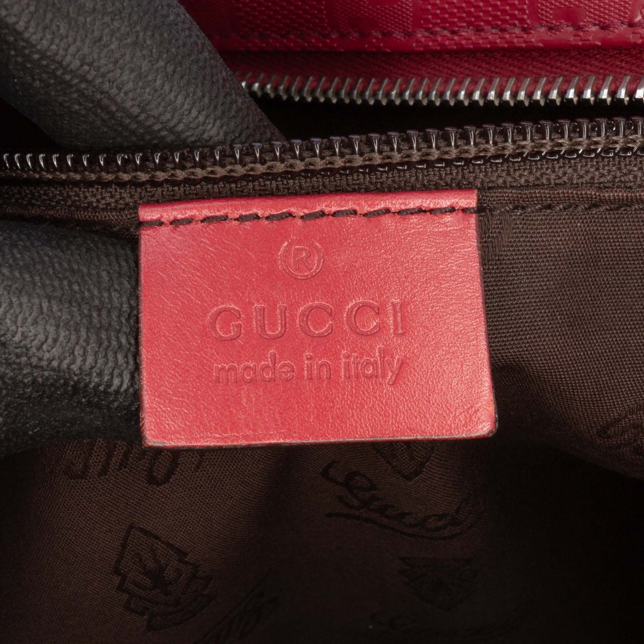 Gucci Medium GG Imprime Tote Rood