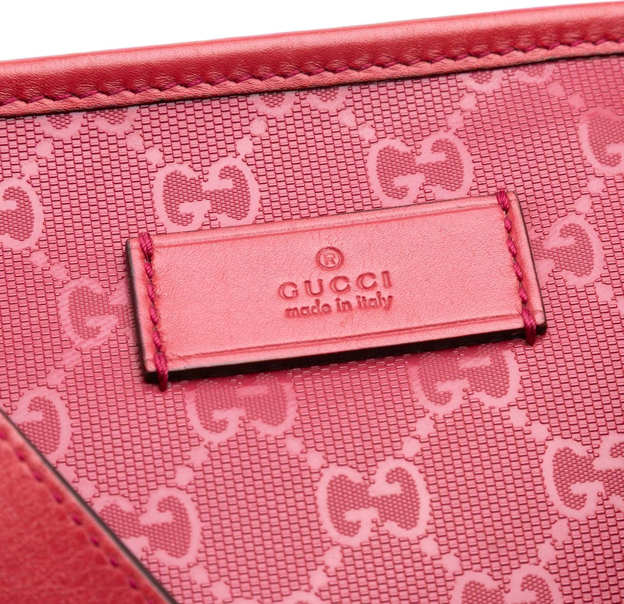 Gucci Medium GG Imprime Tote Rood