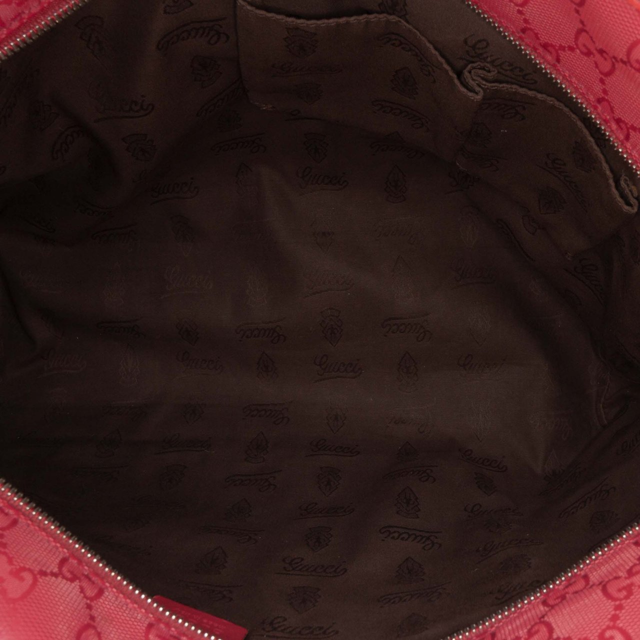 Gucci Medium GG Imprime Tote Rood