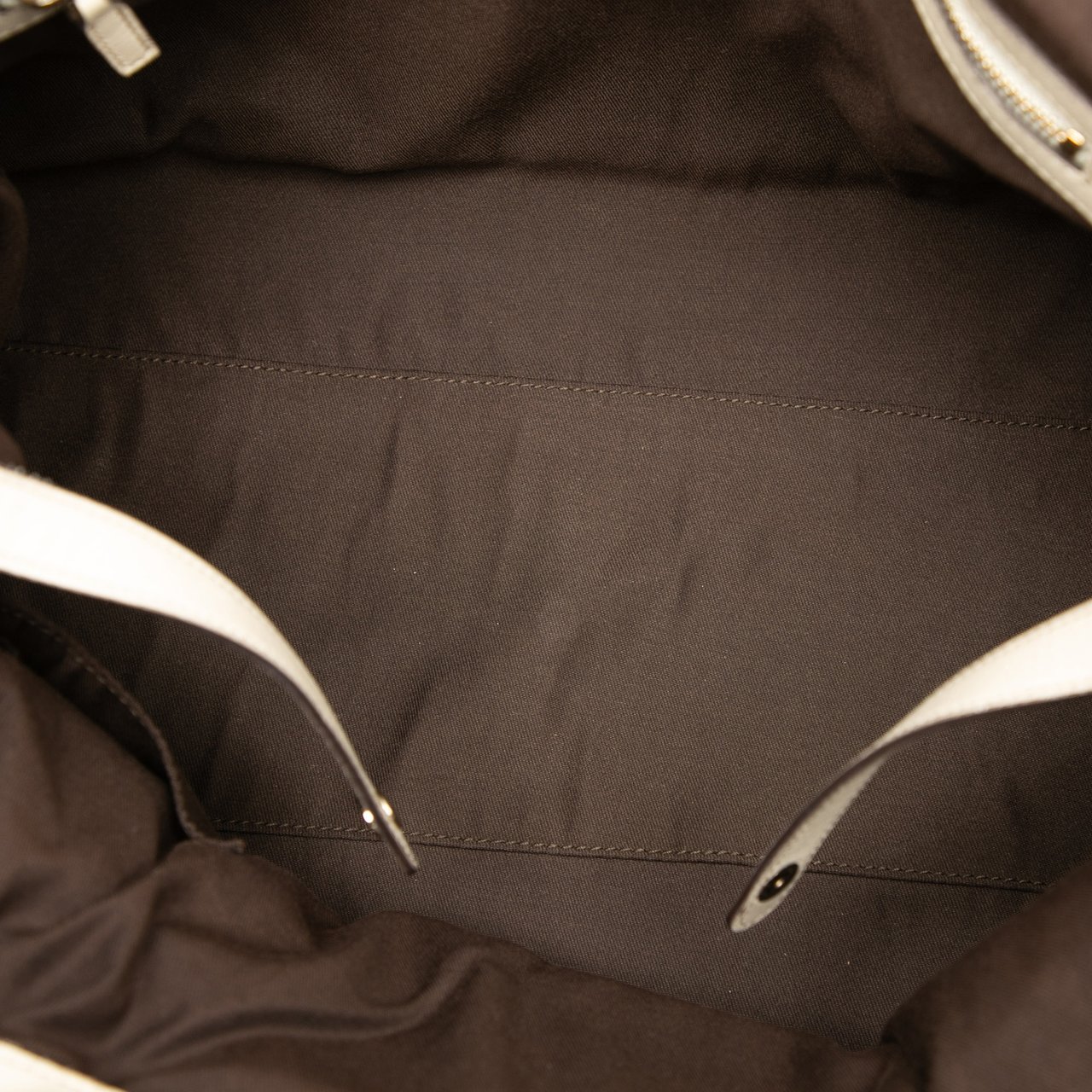 Gucci Leather Dialux Britt Tote Wit