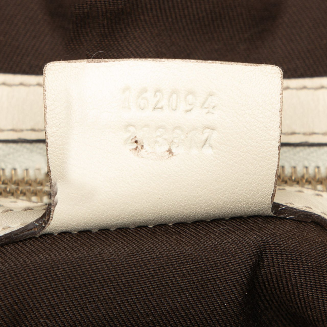 Gucci Leather Dialux Britt Tote Wit