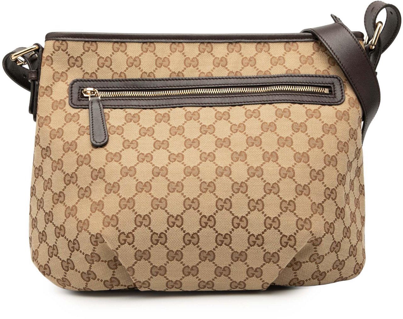 Gucci GG Canvas Crossbody Bruin