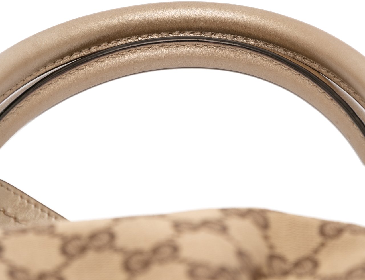 Gucci GG Canvas Sukey Satchel Bruin