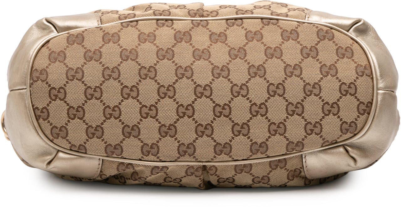 Gucci GG Canvas Sukey Satchel Bruin