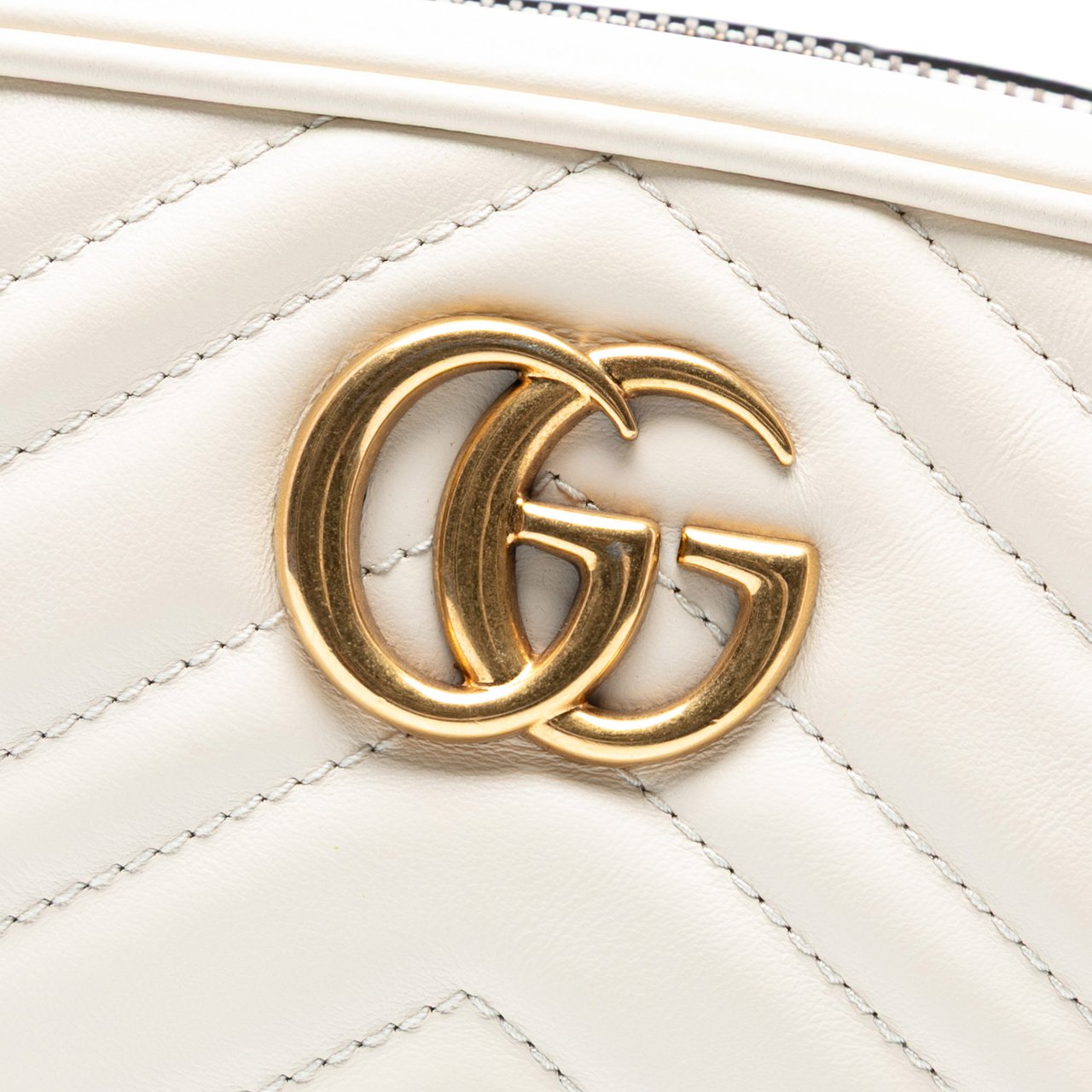 Gucci Mini GG Marmont Matelasse Leather Crossbody Wit