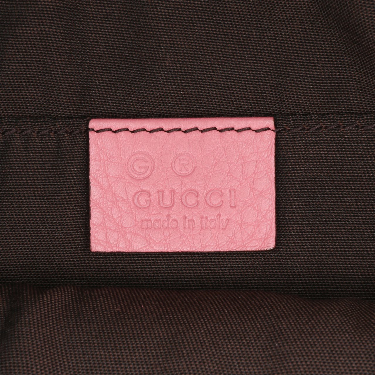Gucci Calfskin Bamboo Clutch Roze