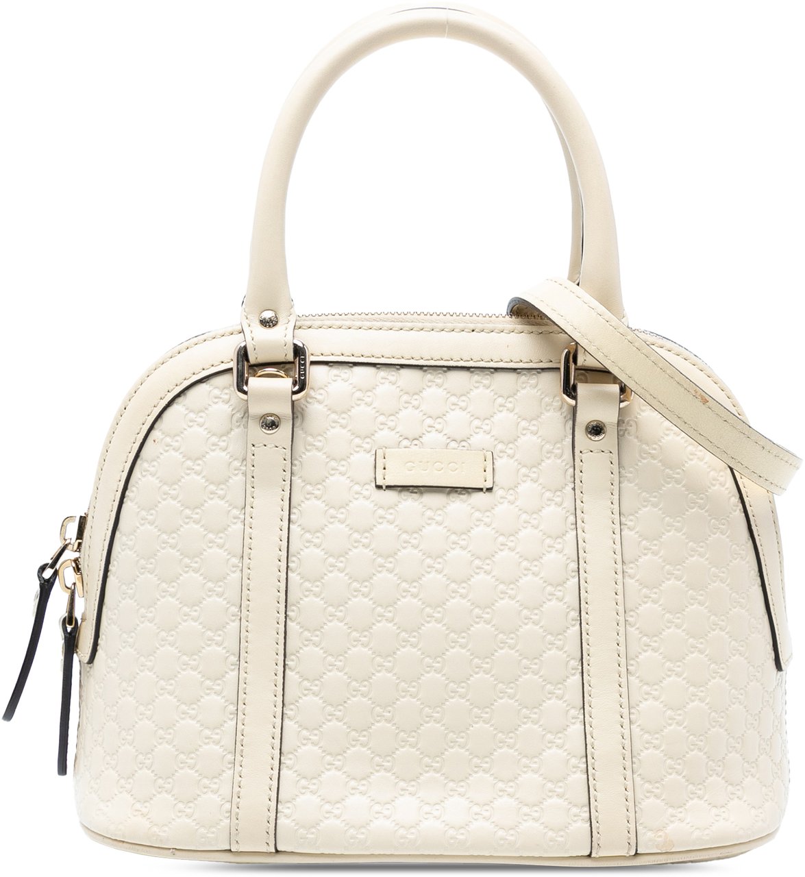 Gucci Mini Microguccissima Dome Satchel Wit