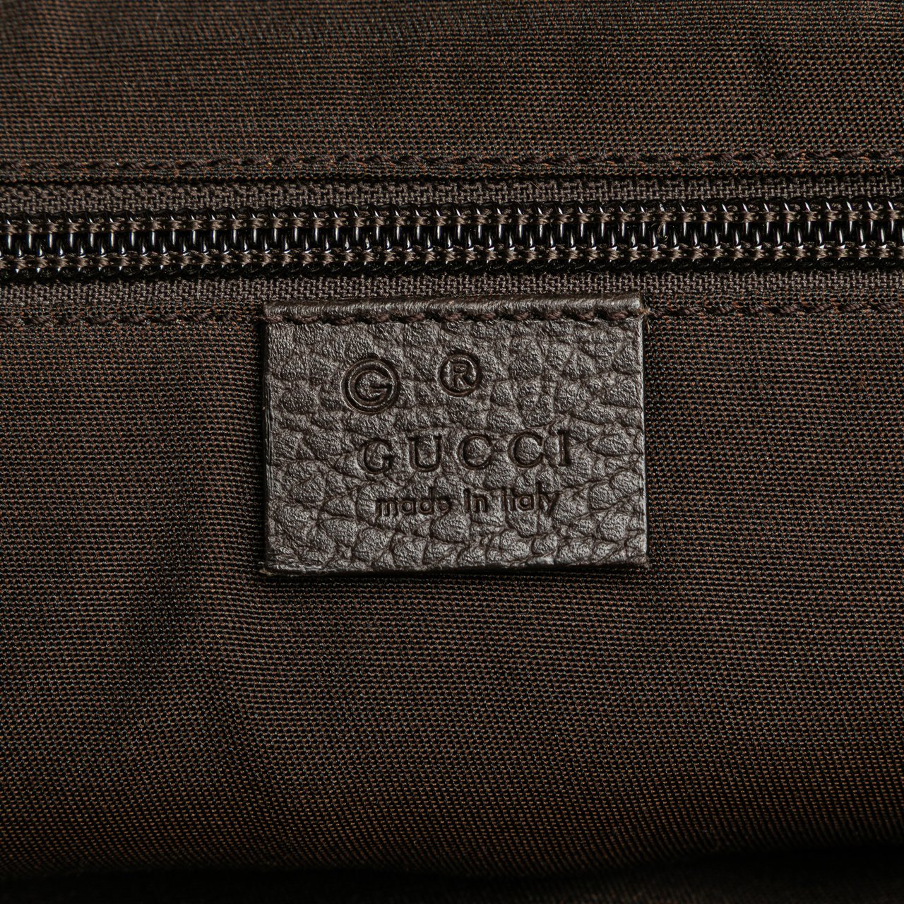 Gucci GG Crystal Belt Bag Bruin