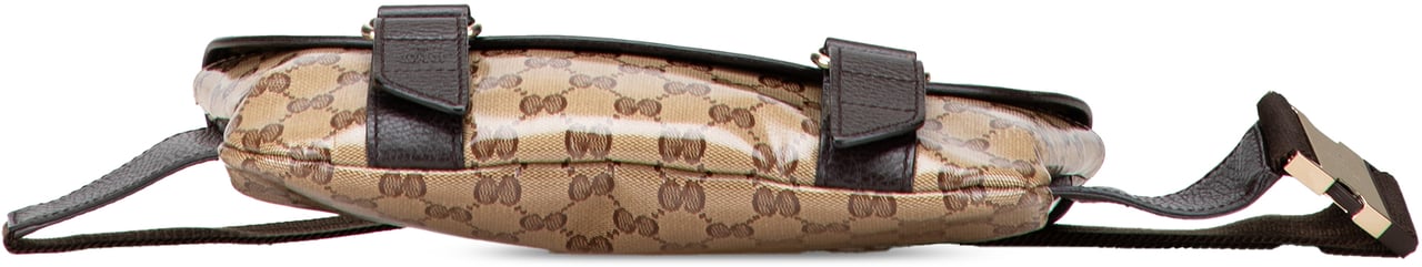 Gucci GG Crystal Belt Bag Bruin