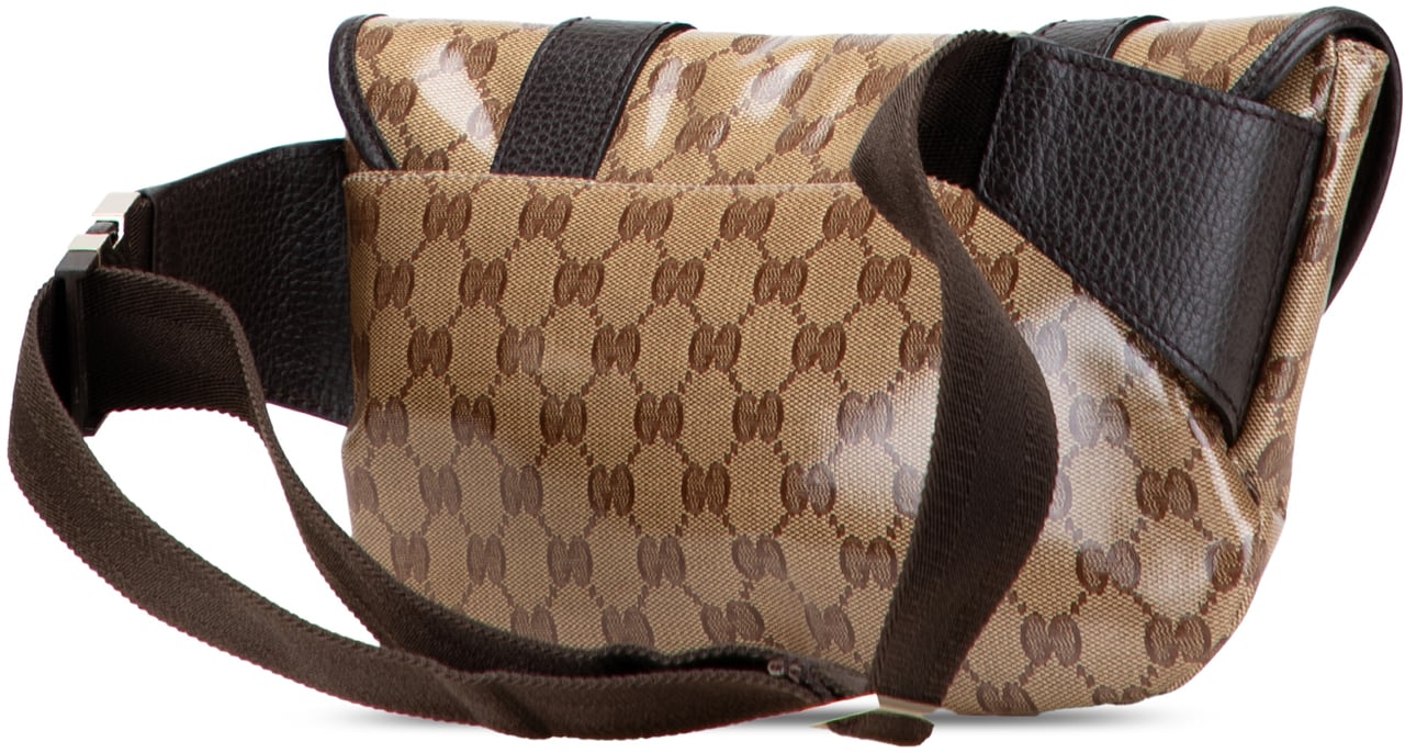 Gucci GG Crystal Belt Bag Bruin