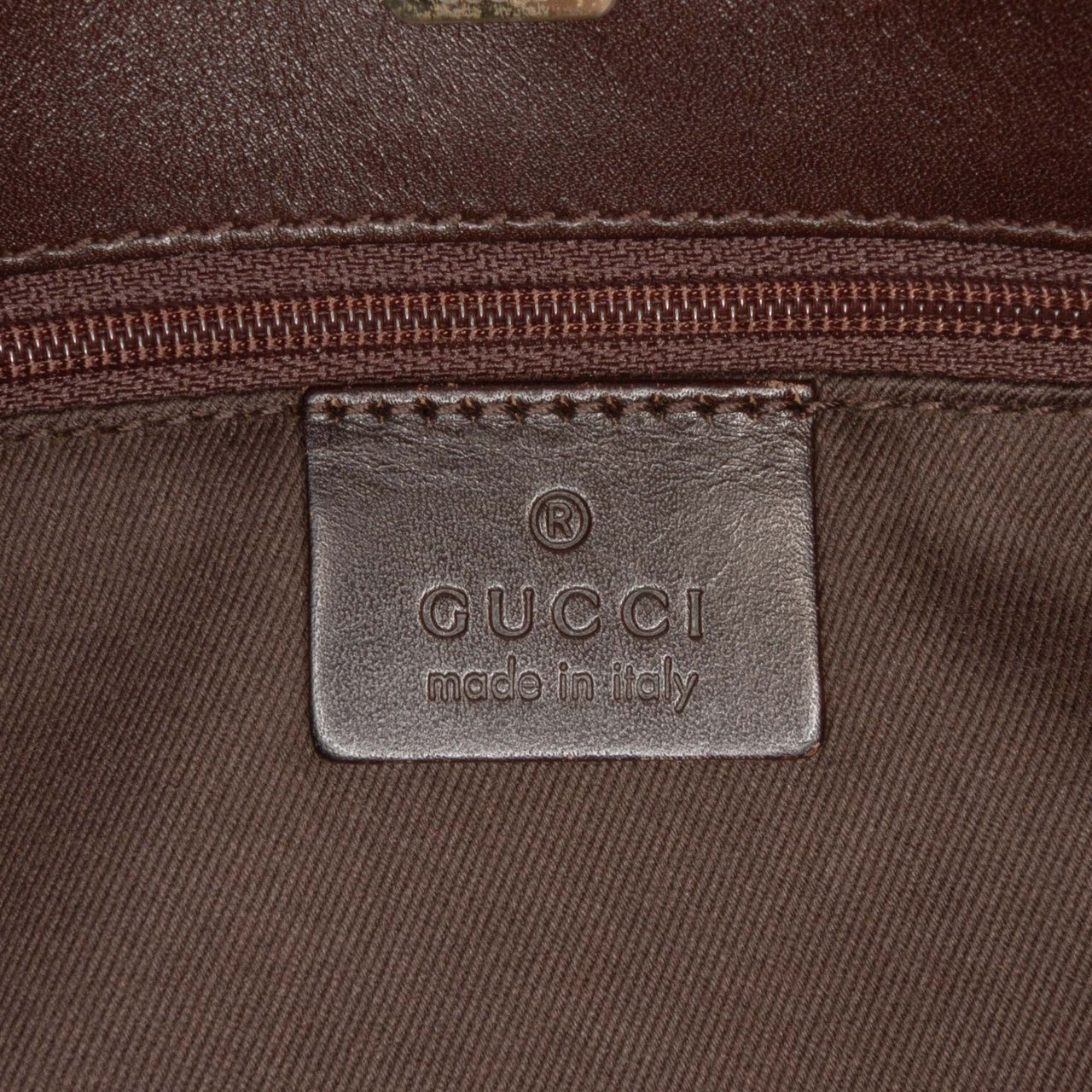 Gucci GG Canvas Messenger Bag Bruin