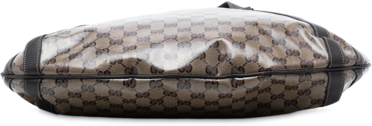 Gucci GG Crystal Abbey D Ring Convertible Tote Bruin