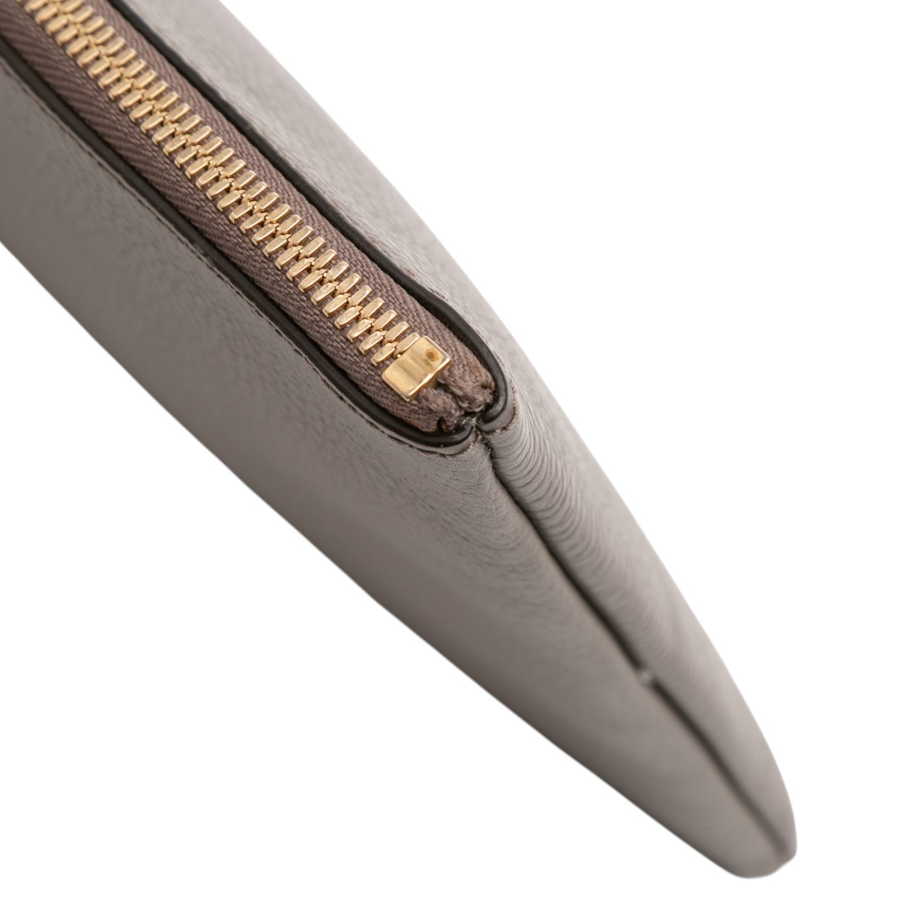 Gucci Calfskin Bamboo Tassel Clutch Grijs