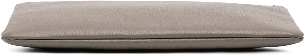 Gucci Calfskin Bamboo Tassel Clutch Grijs