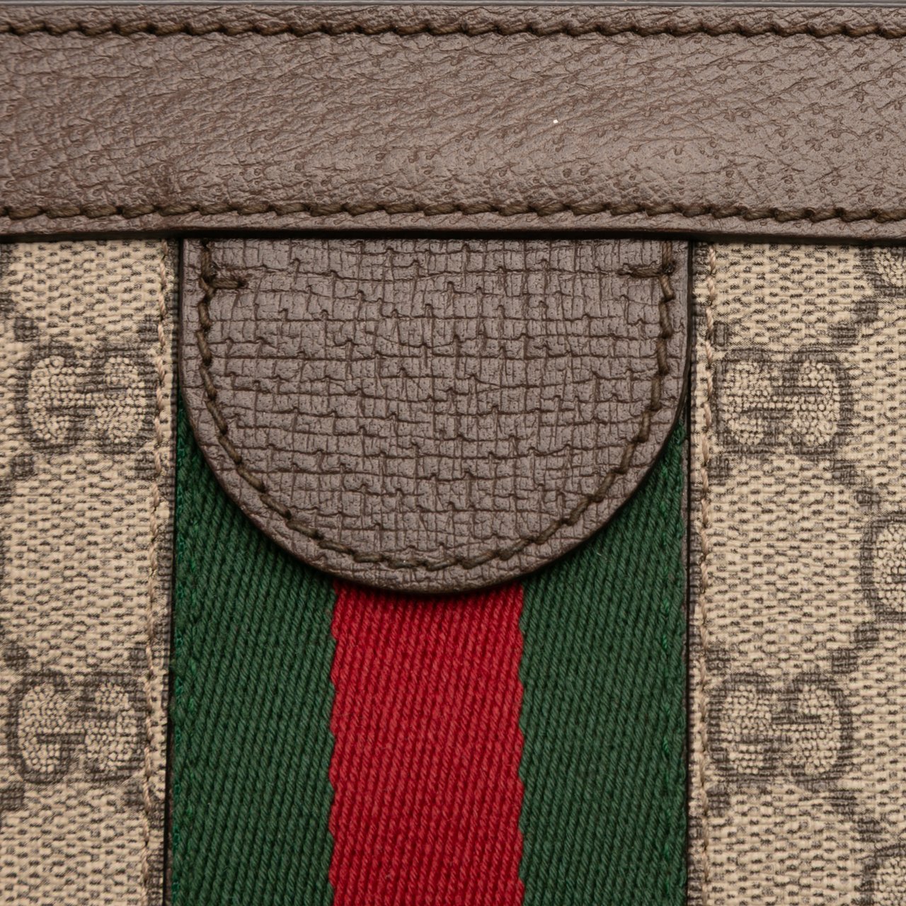 Gucci Small GG Supreme Web Ophidia Chain Crossbody Bruin