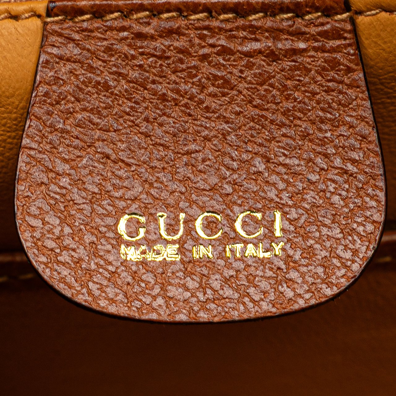 Gucci Calfskin Bamboo Night Bruin