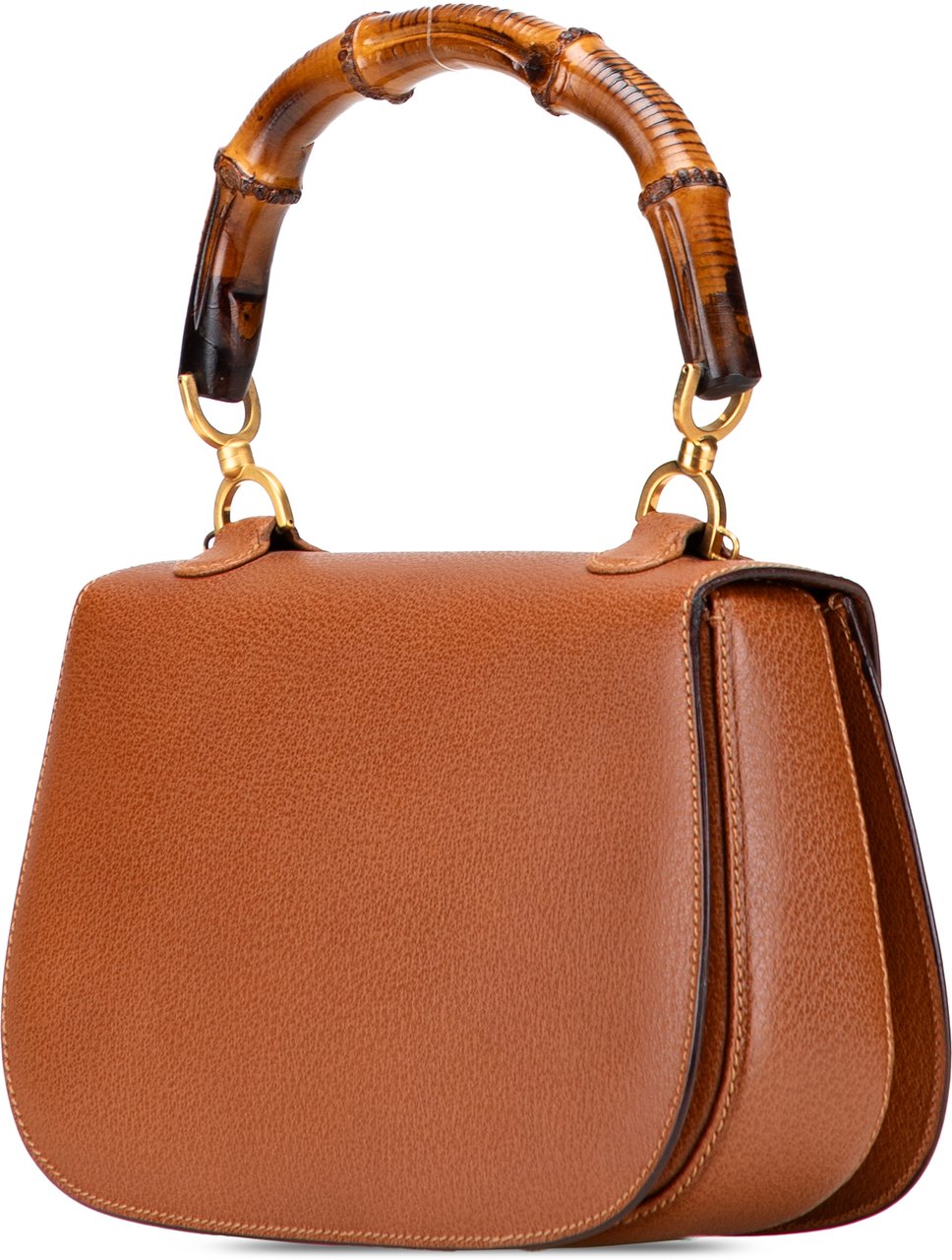 Gucci Calfskin Bamboo Night Bruin