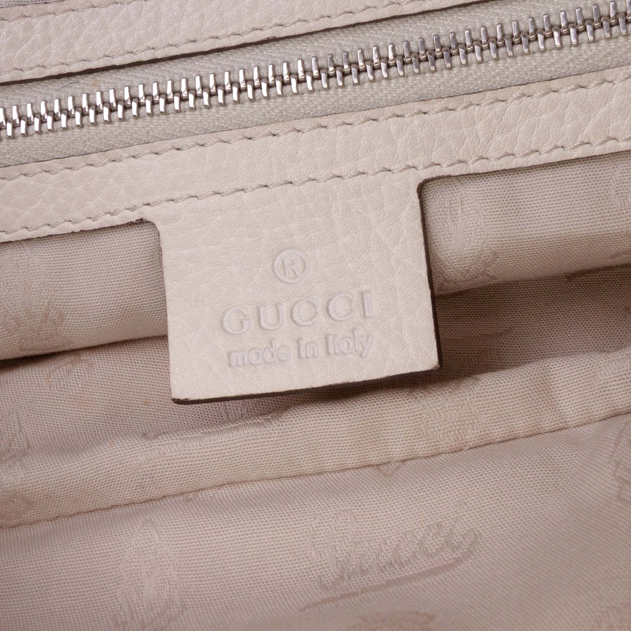 Gucci Medium GG Canvas Bamboo Libeccio Tote Bruin