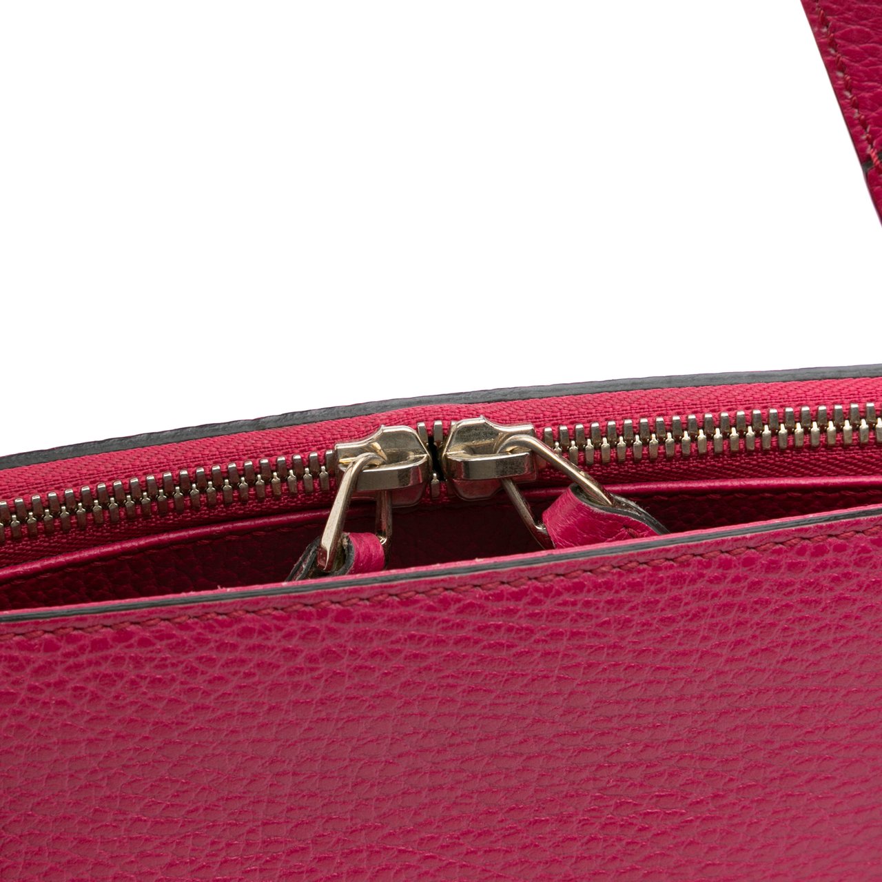 Gucci Calfskin Swing Top Handle Satchel Roze