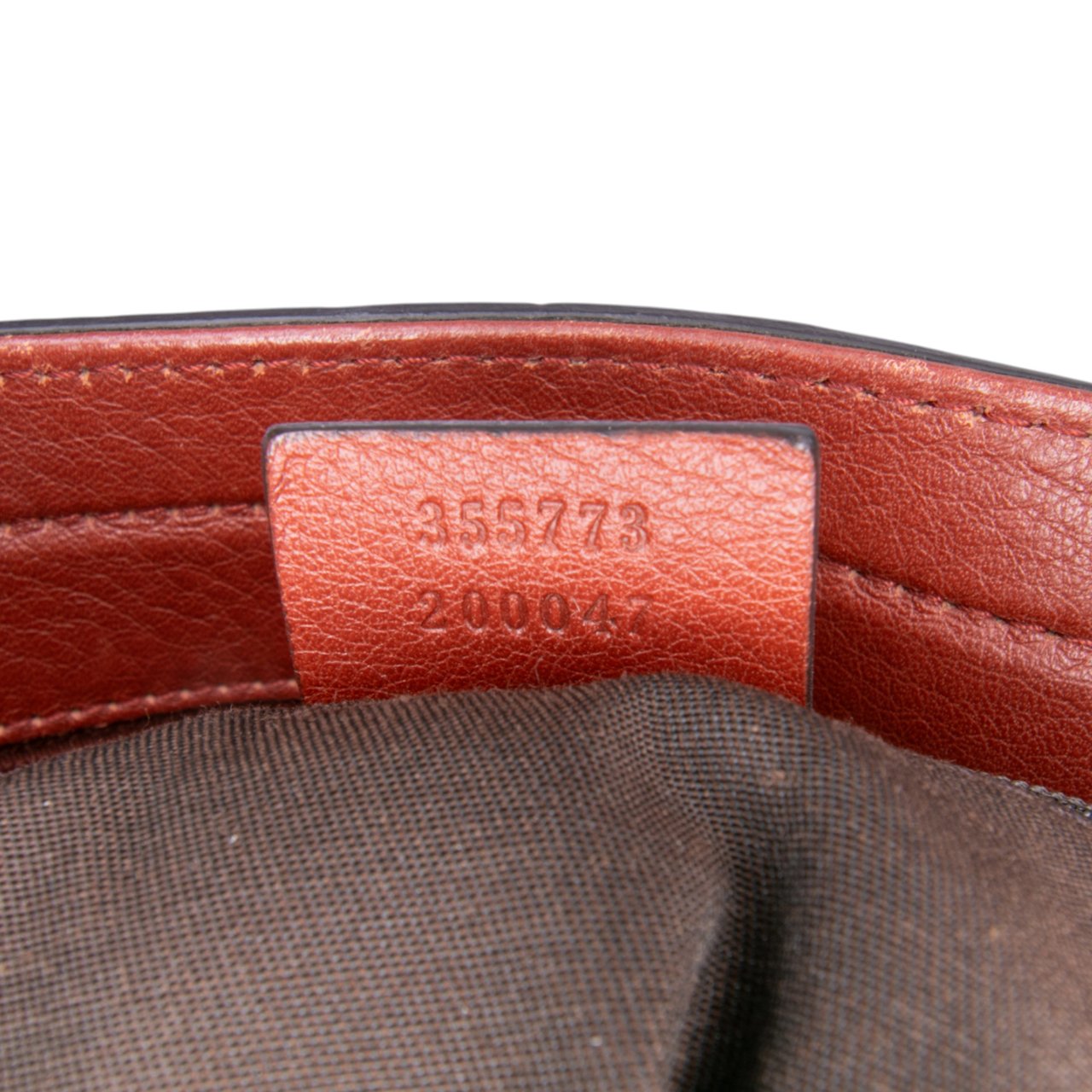 Gucci Guccissima Tender Bamboo Bar Tote Rood