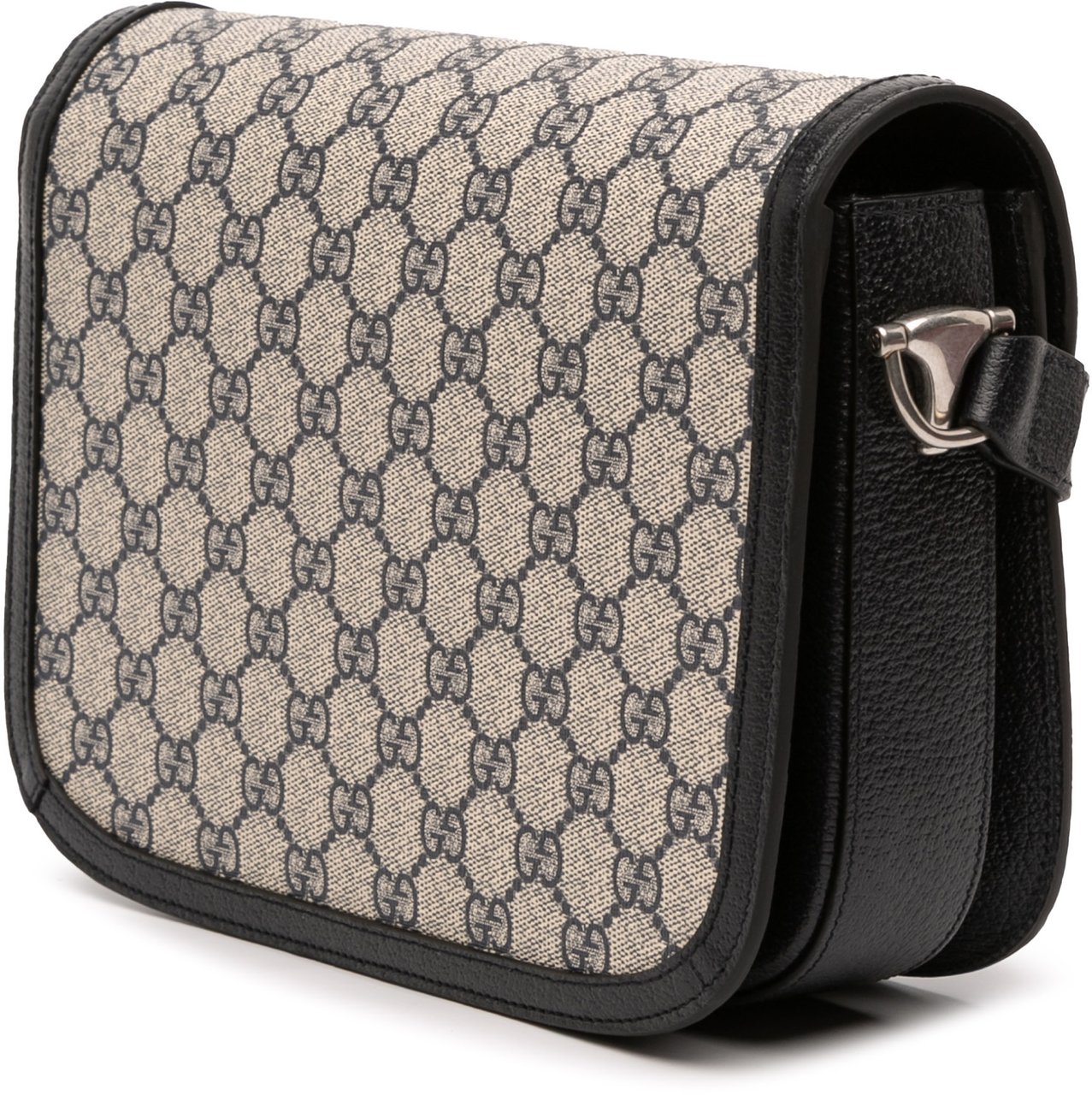 Gucci Medium GG Supreme Horsebit 1955 Shoulder Bag Bruin