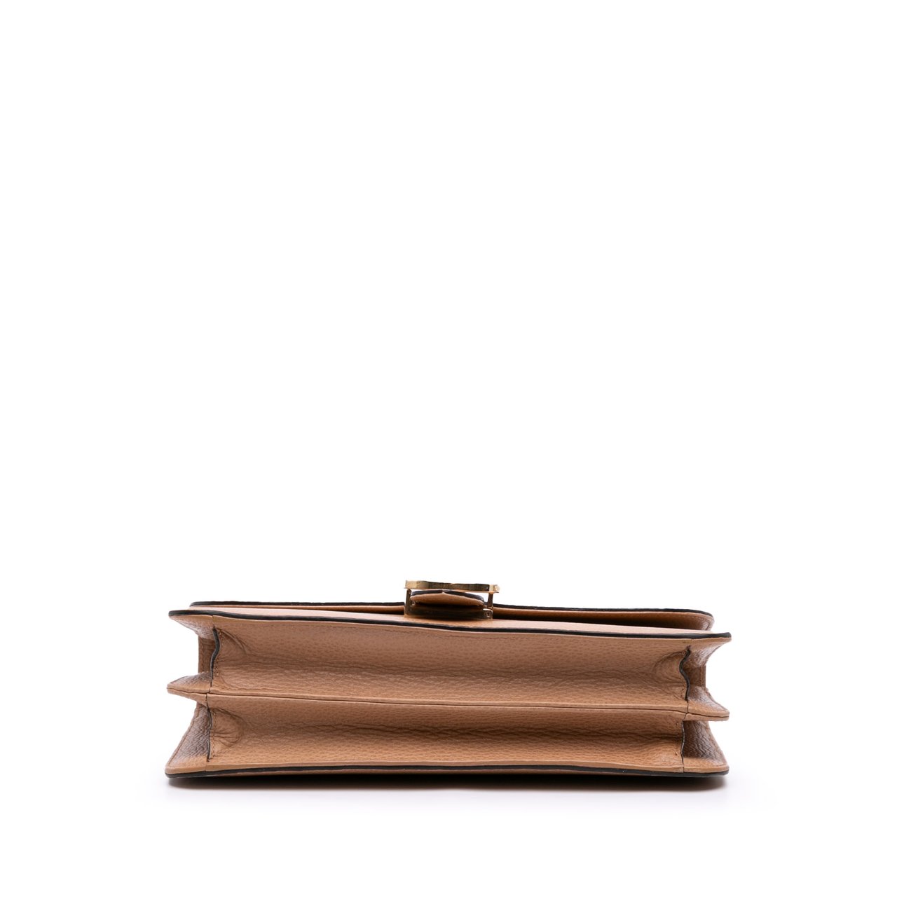 Gucci Medium Dollar Calfskin Interlocking G Crossbody Bruin