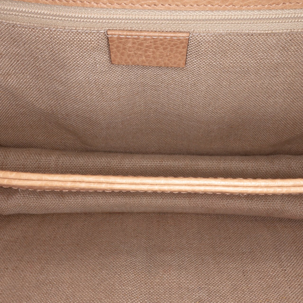 Gucci Medium Dollar Calfskin Interlocking G Crossbody Bruin