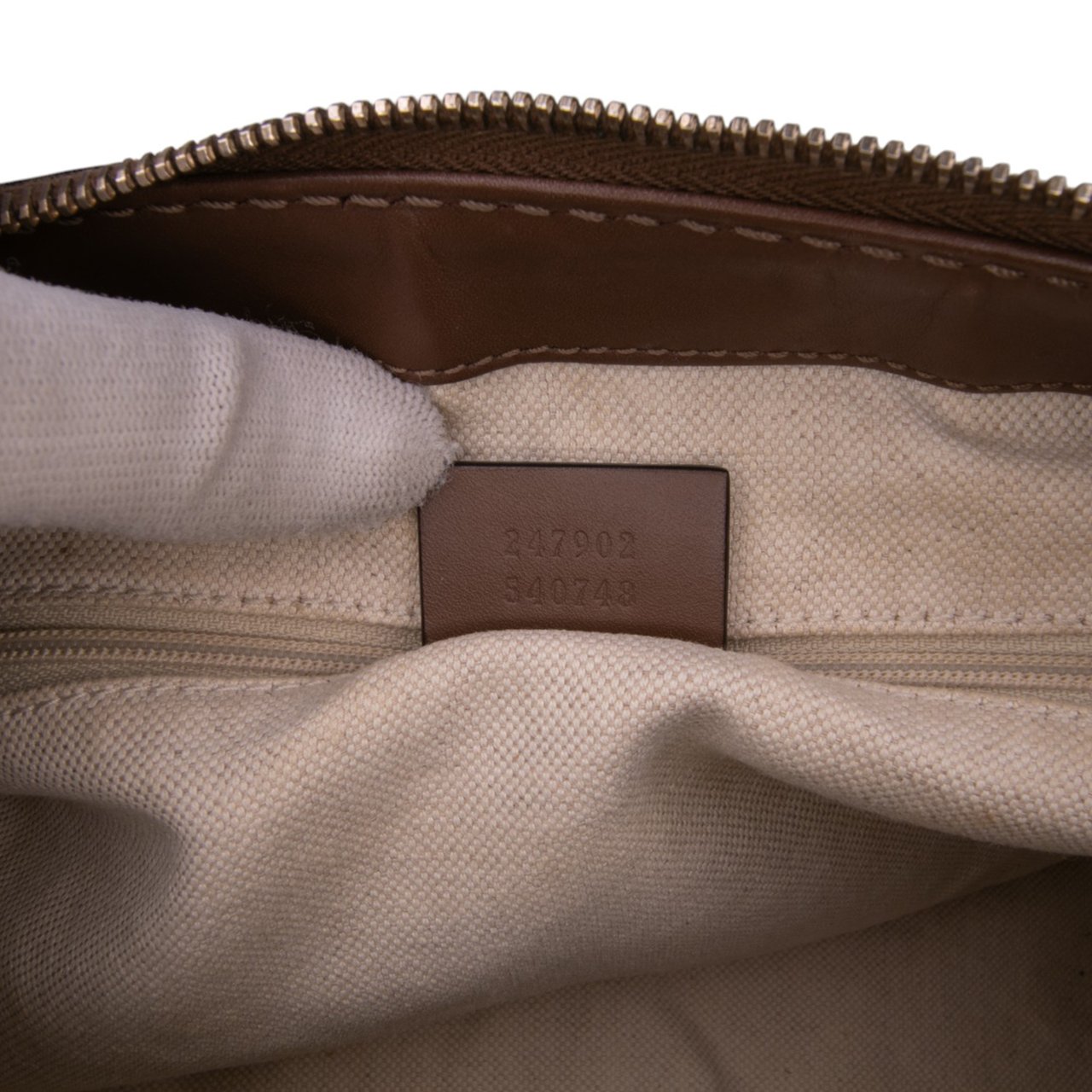 Gucci GG Canvas Sukey Satchel Bruin