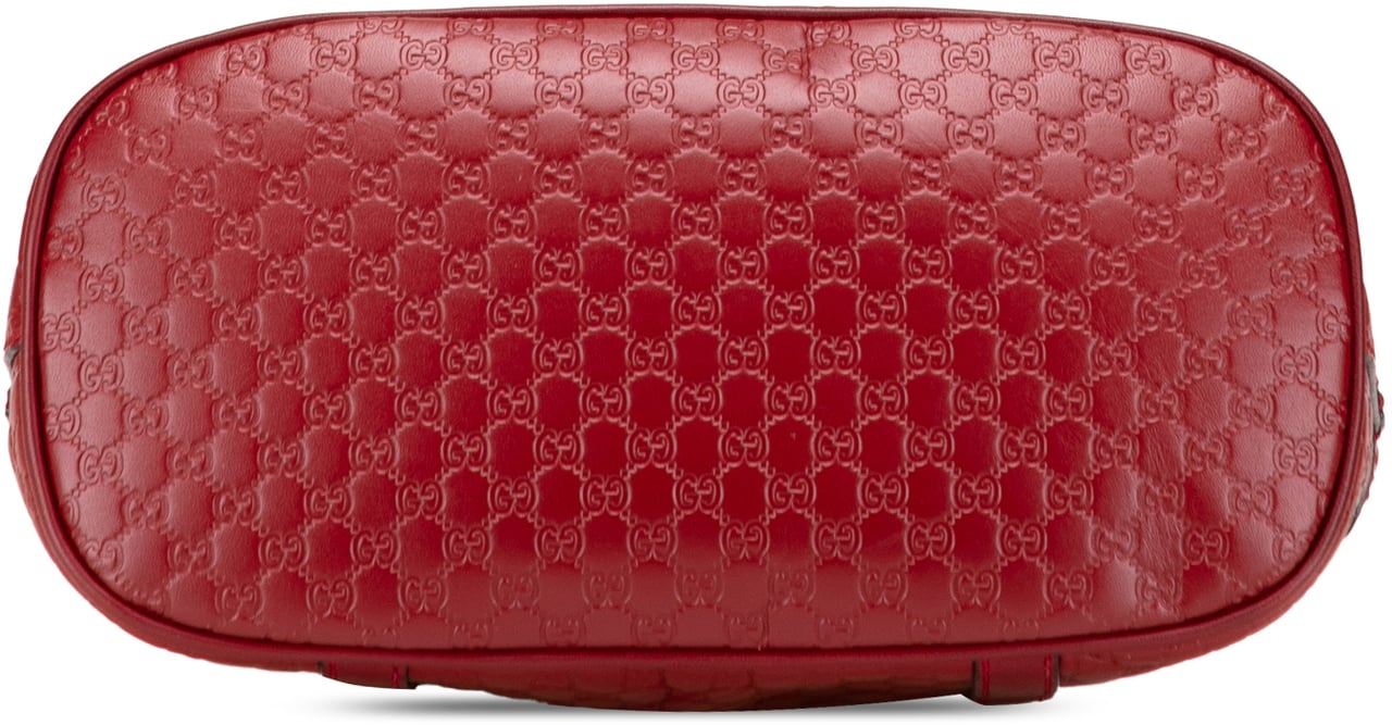 Gucci Mini Microguccissima Dome Satchel Rood