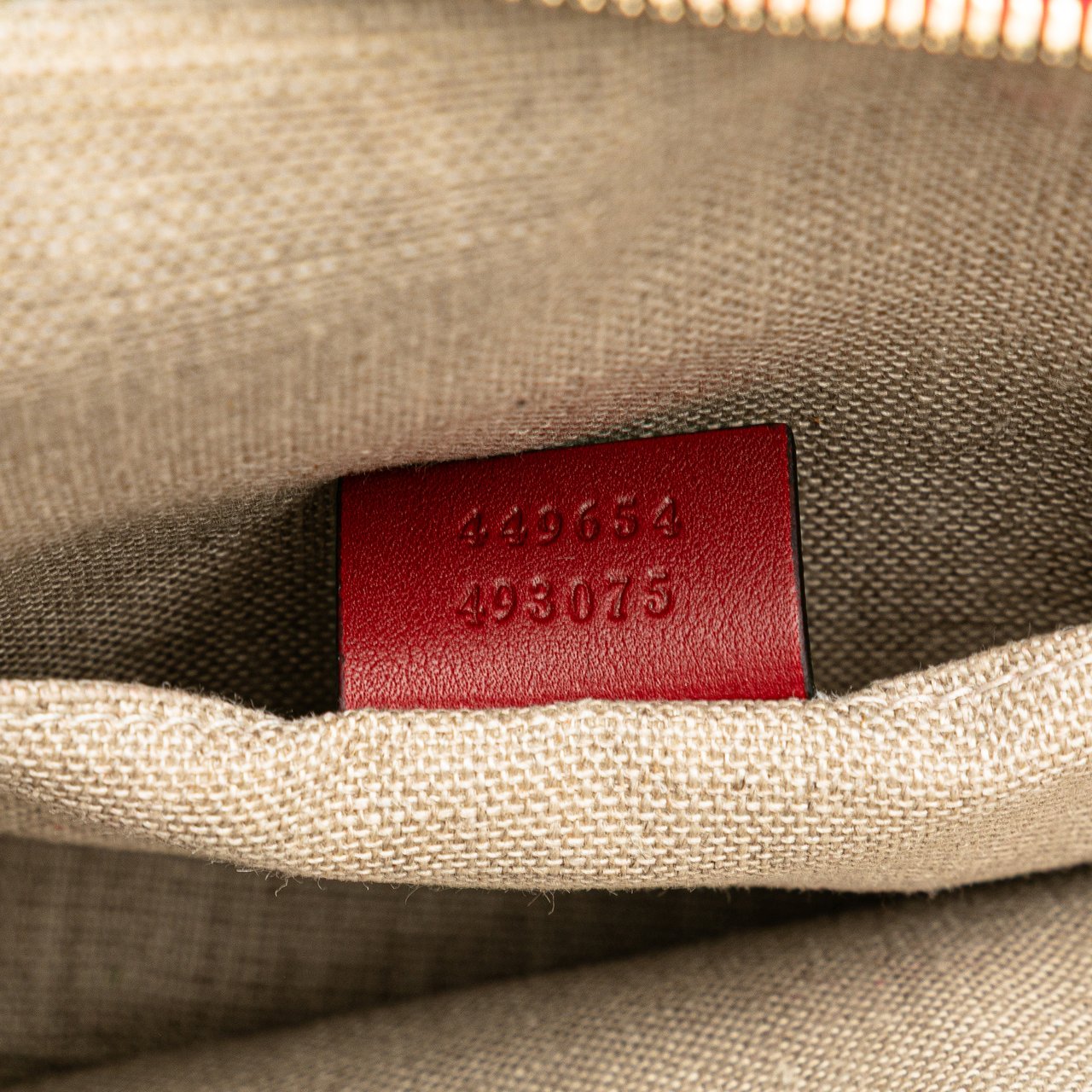 Gucci Mini Microguccissima Dome Satchel Rood