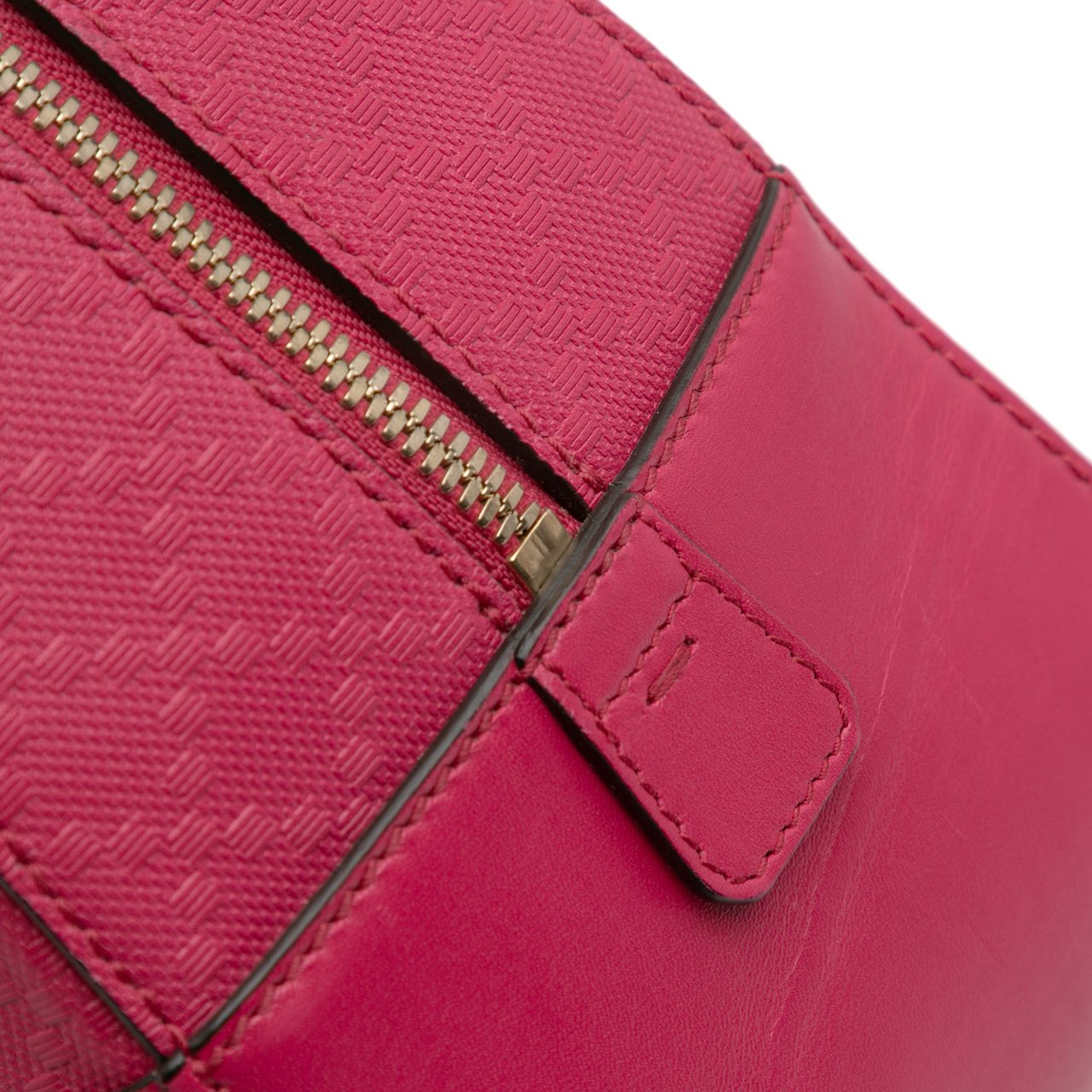 Gucci Diamante Bright Leather Satchel Roze