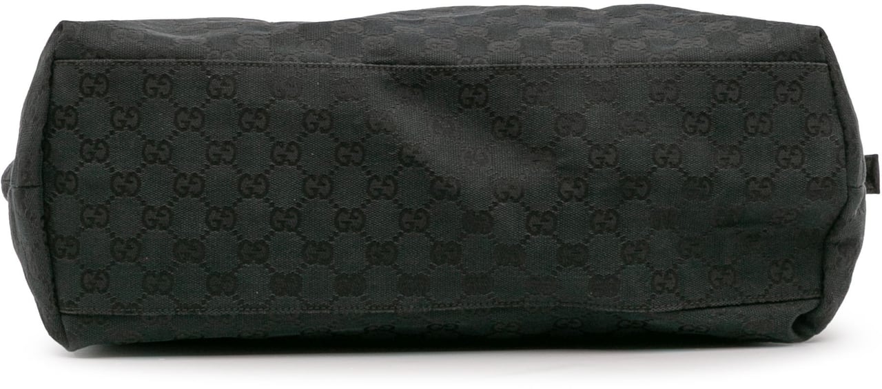 Gucci GG Canvas Web Tote Zwart