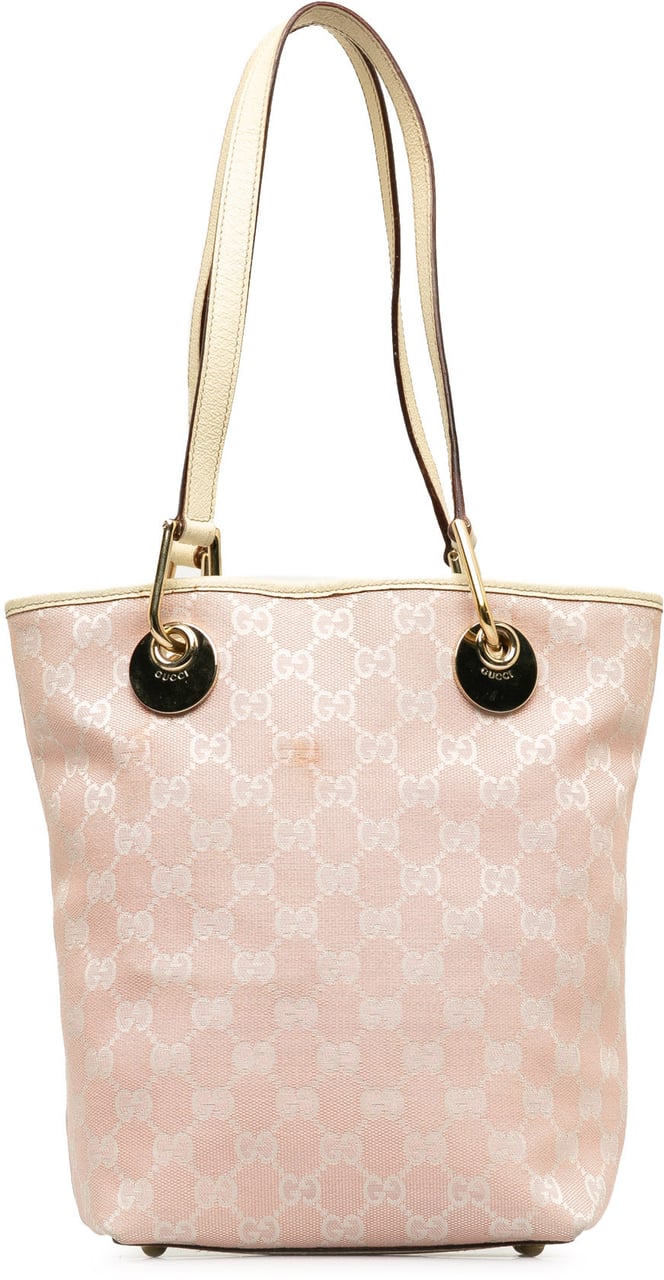 Gucci GG Canvas Eclipse Shoulder Bag Roze