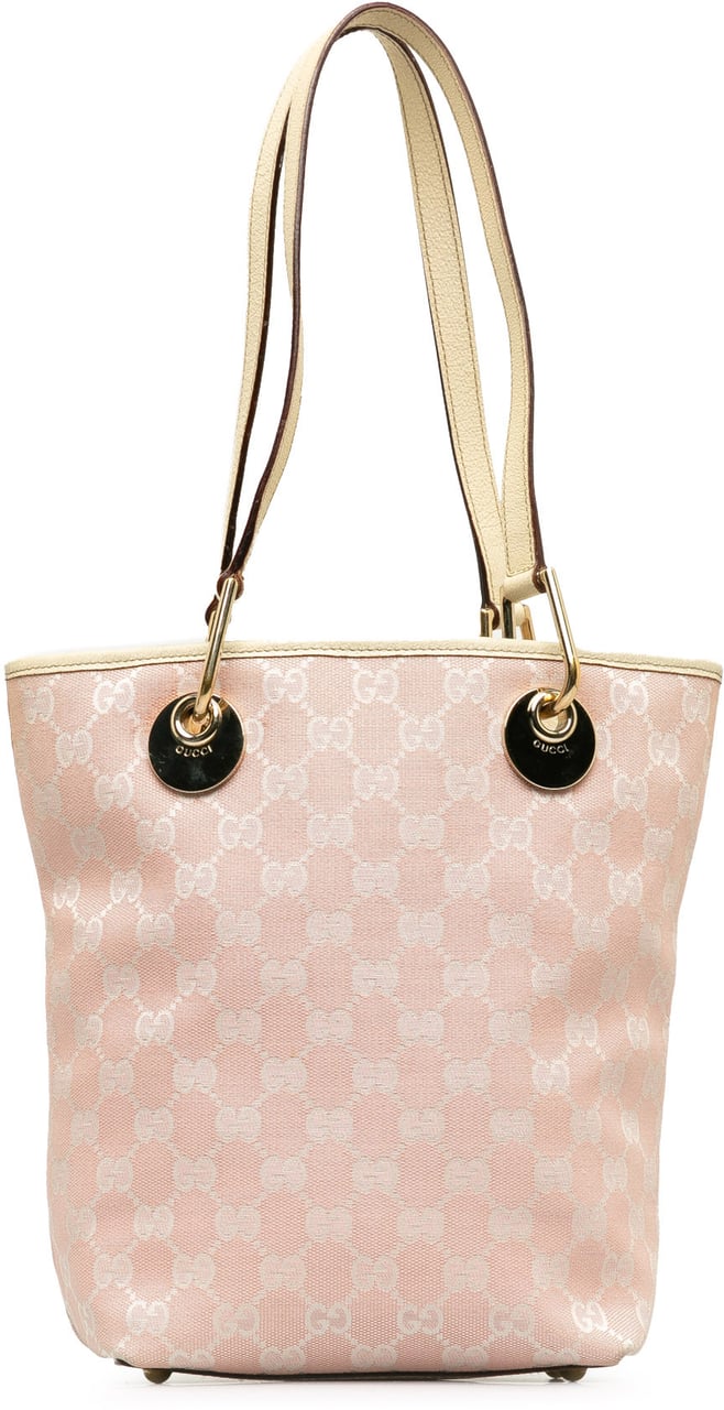 Gucci GG Canvas Eclipse Shoulder Bag Roze