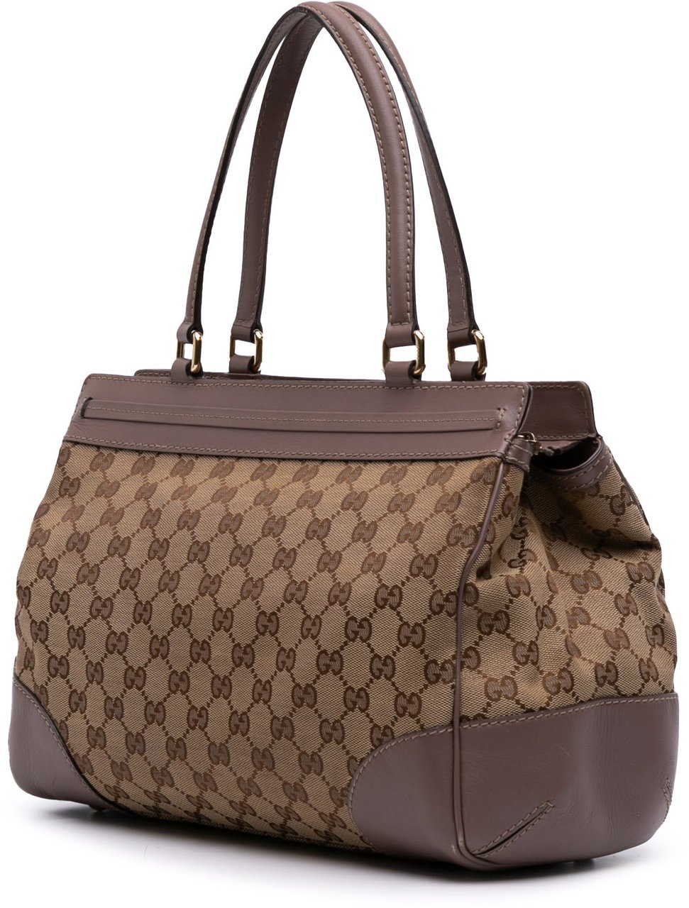 Gucci GG Canvas Mayfair Tote Bruin