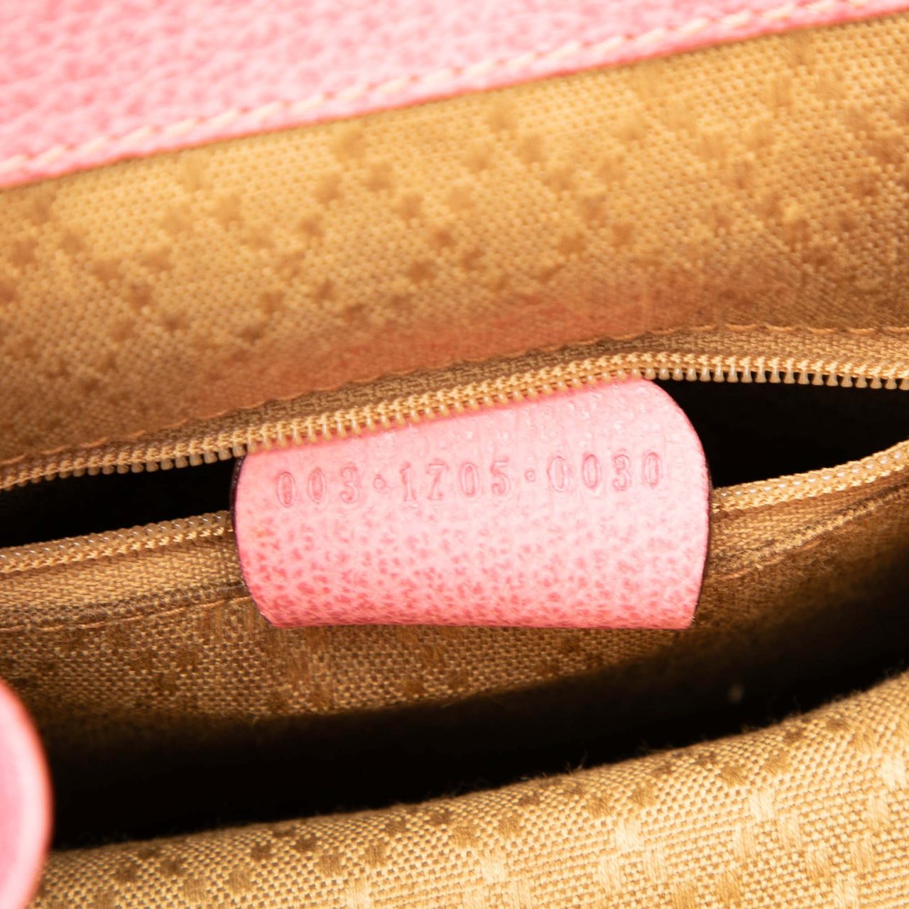 Gucci Suede Bamboo Backpack Roze