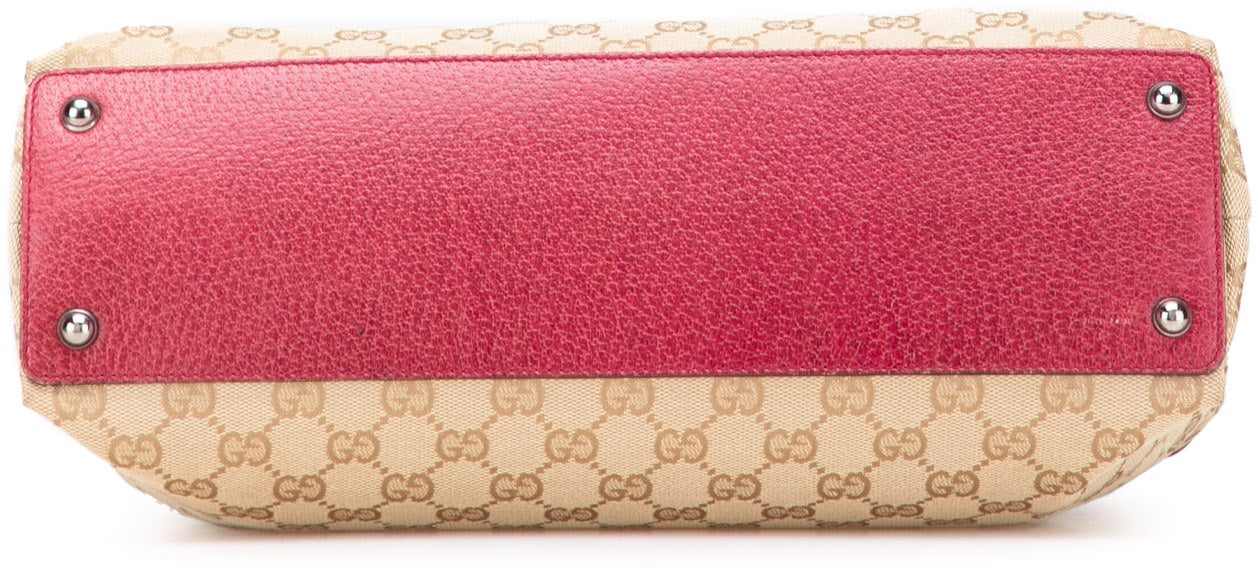 Gucci GG Canvas Eclipse Tote Bruin