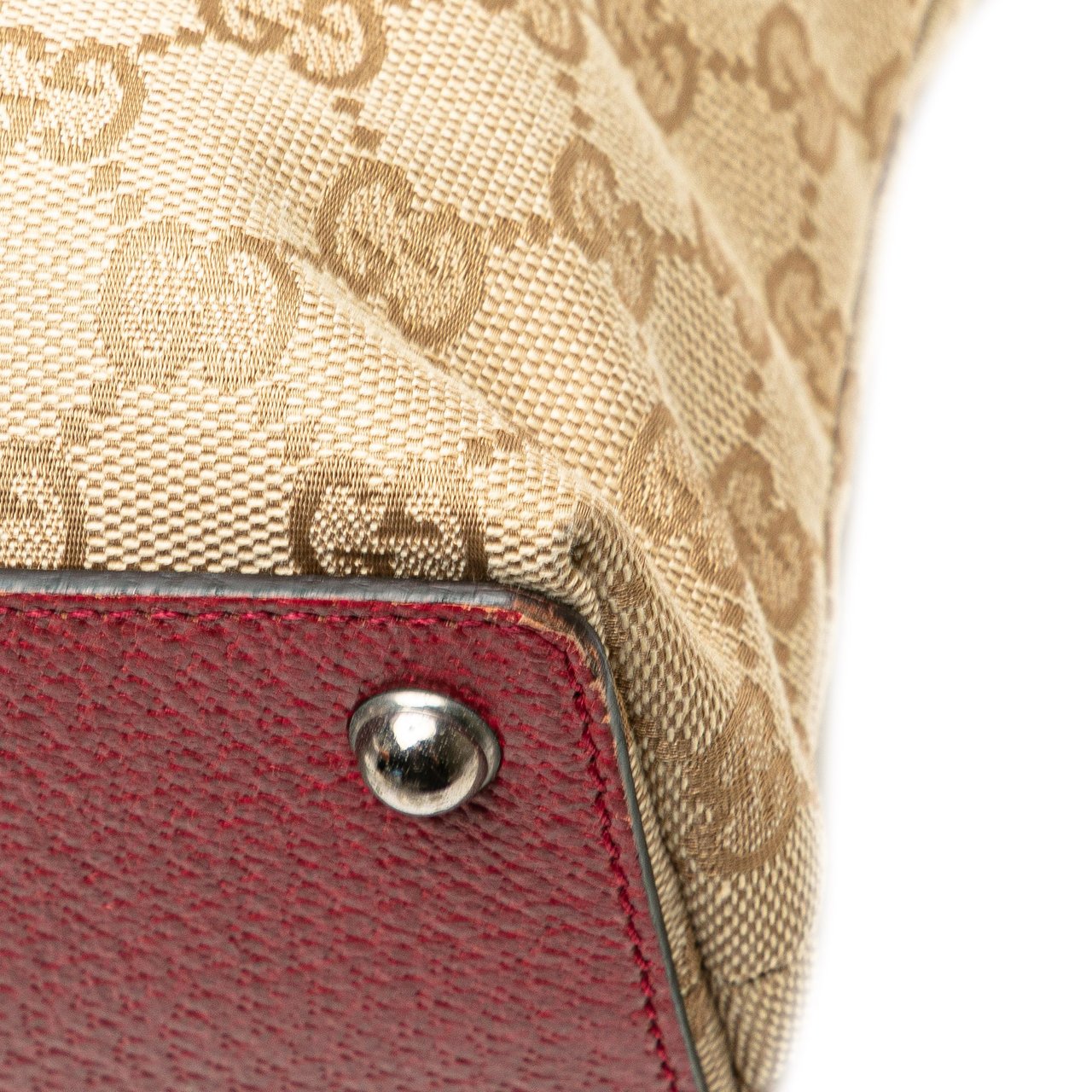 Gucci GG Canvas Eclipse Tote Bruin