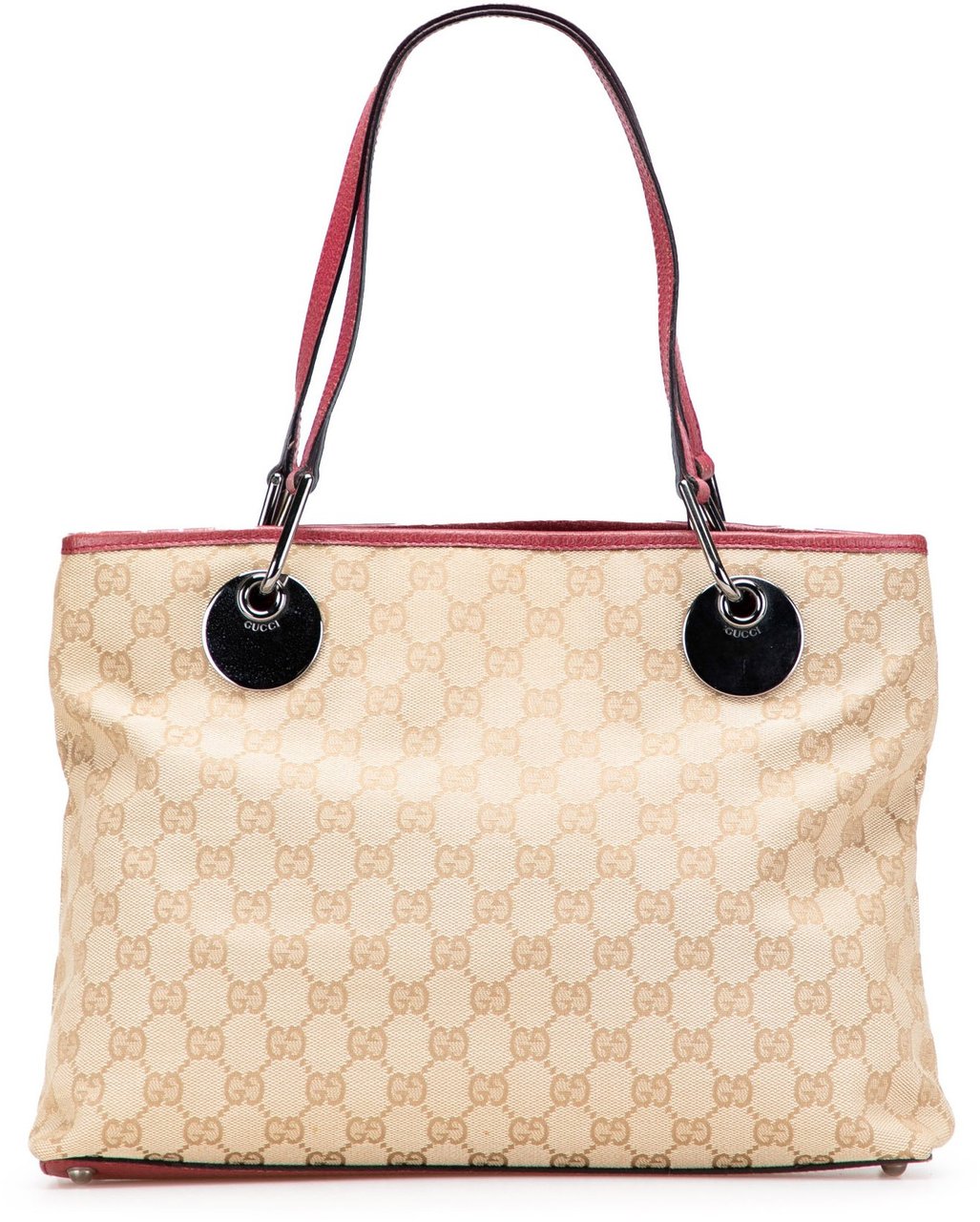 Gucci GG Canvas Eclipse Tote Bruin