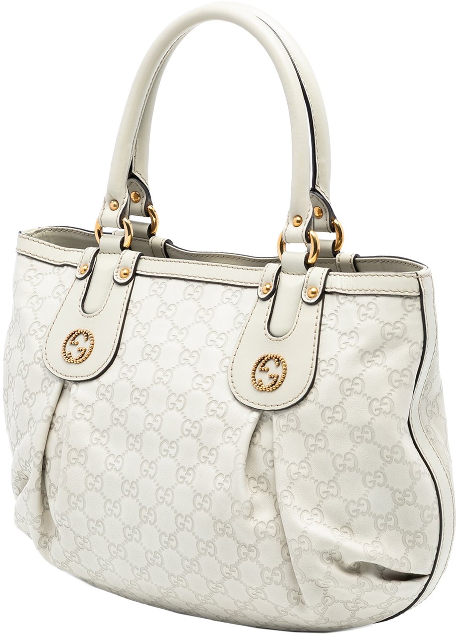 Gucci Guccissima Scarlett Tote Wit